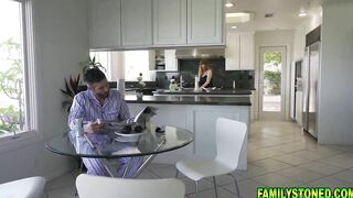 Stepdad just love her 2 stepdaughters how they satisfy his