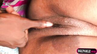 Long Butt and Huge Melons Black Nigeria (babyfacenaija) Riding Long