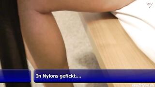 Fucking lusty Cougar inside Nylons