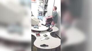 Lustful secretary screwed a new boss