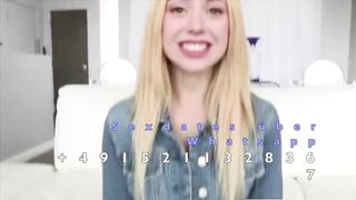 Heisse deutsche blondine liebt guten schwanz