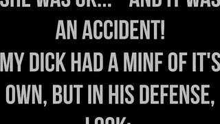 WRONG HOLE! ACCIDENTAL ANAL!! (REAL) NOT STAGED!! (OUCH!)