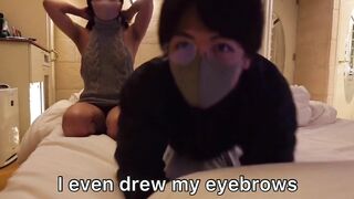 Japanese Pure Boy's First Hand Job - he couldn't stop Squirting