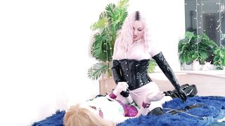 petting with sex doll