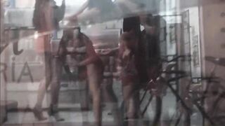Abany Ferrari and Sandy Cortez Showing Off on the Streets
