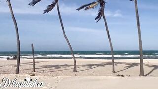 Play on the beach with Evy bimbos ends up into