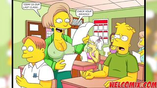 Krustie's Vacation Camp with Cutie chicks! - The Simptoons