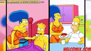 Krustie's Vacation Camp with Cutie chicks! - The Simptoons