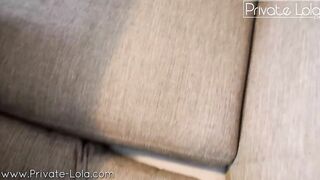 Gorgeous sex on the sofa