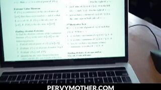 Stepmom Caught Son Watching Porn instead Stuying Maths Lillith Morningstar