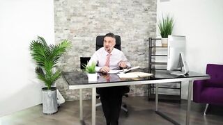 Cheating With Boss On Her Anniversary - Abigail Mac