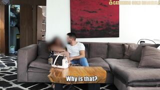 Beauty Hispanic 18 Year Old Gets Invited Home To Reveal A INCREDIBLE