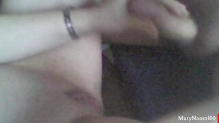 18 yo year older gf takes two dicks, bf's and vibrator