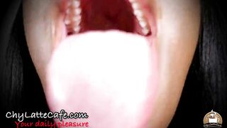 Black Succubus Demon Licks Your Face and Masturbates