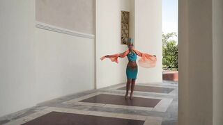 Orange Shawl