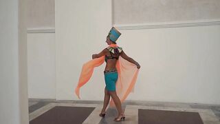 Orange Shawl