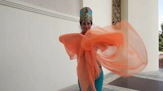 Orange Shawl