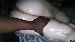BBW Booty Sensitive Clitoris Tight Butthole Oil Strokes & Play