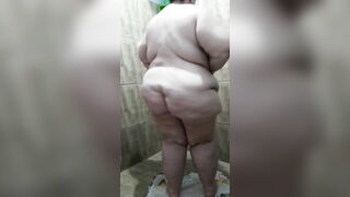 Goddess BBW taking shower