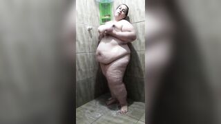 Goddess BBW taking shower