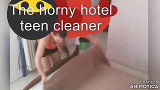 The lusty hotel barely legal cleaner