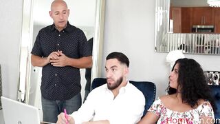 My Big Boobed Hispanic Sister Fucks Me While We Try To