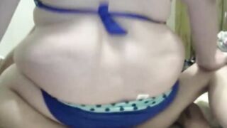 Fucking This Bikini Fat Bitch Tight Vagina