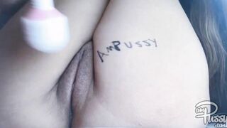 Amateur masturbation close-up on camera