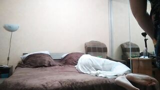 cock strokes and oral sex with cum into mouth