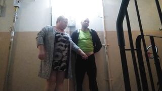 Oral sex and masturbation dick inside the entrance one