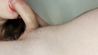 Young STEPMOTHER sucking off stepson PENIS! RusDirtyCouple1