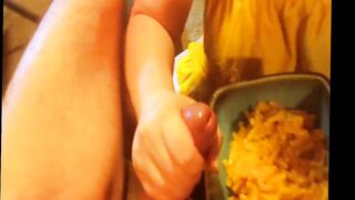 Nerdy 19 Yo Cum Dumpster Wanted Cum On Macaroni And Cheese