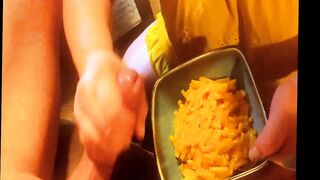 Nerdy 19 Yo Cum Dumpster Wanted Cum On Macaroni And Cheese