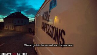DEVIANTE - Amateur BBW street hooker roughly pounded into van
