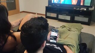 my step sister caught me masturbating and watching porn so