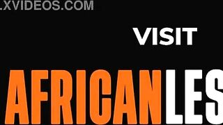 Natural African Lesbians Snatch Eating