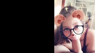 Snap chat blowing and fucking