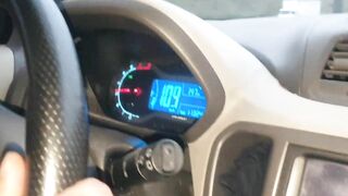 I rode 200 km by the reddish midget the smallest