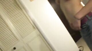 College hoe blows cock and gets fucked