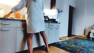 REAL SEX VIDEO - My Stepmom Relaxes After Work