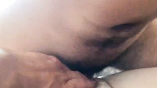 cunt with mouth next door takes long cock on her couch