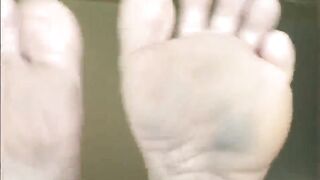 Crazy booty foot