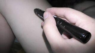 Teens lewd skank got covered into kinky bodywritings -Milky Mari