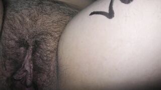 Teens lewd skank got covered into kinky bodywritings -Milky Mari