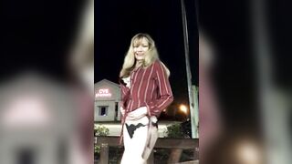 Nude + Cumming At CVS As Cars Pass By And View Me!