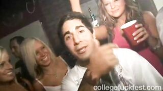 18 Year Old college hoe fucks rough dick at party