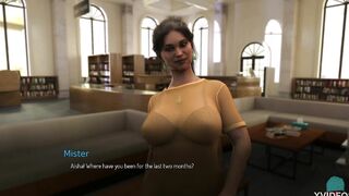 COLLEGE TIED #03 - Cutie milf librarian with huge titties
