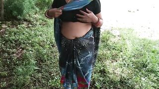 Caught My Mom Aunt Inside Forest Doing Peeing Inside Outside