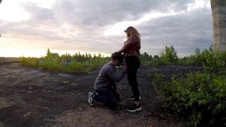 Deep Throat cock sucking off and cummed