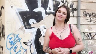 GERMAN SCOUT - CURVY HUGE NATURAL BOOBS 18 YEAR OLD TAYLEE WOOD